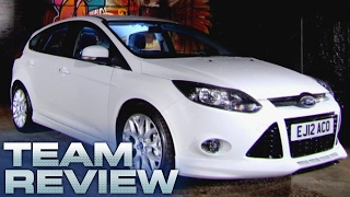 Ford Focus 10 Ecoboost Team Review  Fifth Gear [upl. by Nibla]