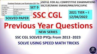 cgl previous year question paper tier 1  12042022 Shift 1 [upl. by Kaya148]