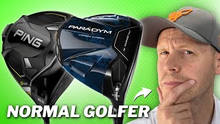 Callaway Paradym vs Ping G430 Drivers  NORMAL GOLFER COMPARISON [upl. by Fredia]