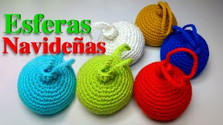 🎄 Esferas Navideñas a Crochet  Paso a Paso 🎄 [upl. by Decrem]