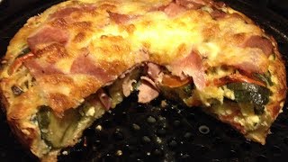 Quiche Courgette Tomate Jambon Fromage de SuperDado57 [upl. by Yatnuahs357]