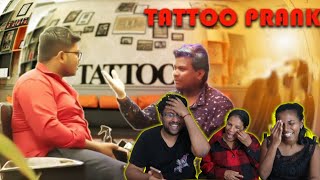 TATTOO PULLINGO PRANK REACTION😂PRANKSTER RAHUL PSR Ramstk Family [upl. by Hulen]