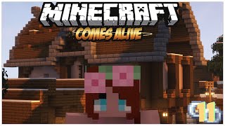 I Have Built A Home For My Children😍 Minecraft Comes Alive Reborn Ep 11 [upl. by Aldous]