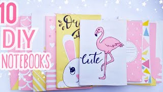 10 Easy DIY Notebooks For Back to school   Easy DIY school supplies chetana DIY [upl. by Guenzi437]