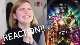 INFINITY WAR TRAILER  REACTION [upl. by Sevik329]