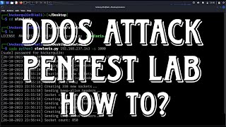 How DOS Attack Works Pentesting Set Up Tutorial [upl. by Bundy]