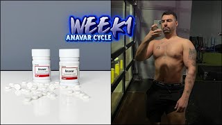 WEEK 1 ANAVAR ONLY CYCLE WHAT DOES ANAVAR DO  MY DOSAGE FOR THIS ANAVAR CYCLE [upl. by Anais422]