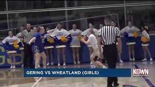 Gering vs Wheatland Basketball Highlights [upl. by Llehsram]