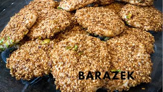 طريقة تحضير البرازق Syria Sweet BarazikBarazek recipeBangla recipeSesame CookiesSpicy Sadia [upl. by Ecirtael100]