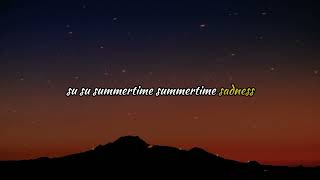 8daudio music lyrics song Summertime Sadness  Lana Del Rey lyrics [upl. by Marielle712]