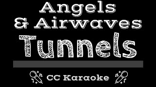 Angels amp Airwaves • Tunnels CC Karaoke Instrumental Lyrics [upl. by Ophelie]