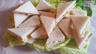 Egg Mayonnaise Sandwich Recipe By Delicious Storm [upl. by Elfie746]