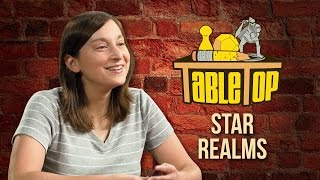 TableTop Wil Wheaton Plays STAR REALMS with Melissa DeTora [upl. by Elfrieda740]