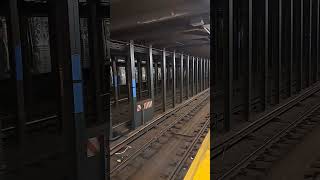 168th Street Brooklyn Bound R46 A C trains action at Spring Street [upl. by Thenna867]