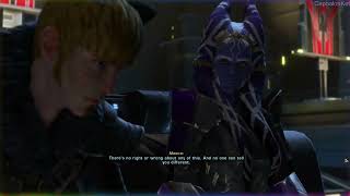 SWTOR 73  The Future of Clan Cadera Torian Romance Cutscene [upl. by Vander364]