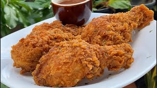 Crispy Fried Chicken Flavorful amp Delicious No Milk No Egg [upl. by Magnuson]