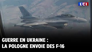 Guerre en Ukraine  la Pologne envoie des F16 [upl. by Aynik]