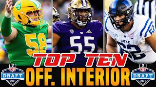 Top Interior Offensive Linemen in the 2024 NFL Draft  Guard amp Center Rankings [upl. by Wiltsey]