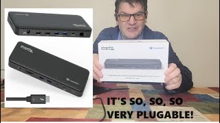 Plugable Thunderbolt 4 Dock for 4K Dual Monitors or Single 8K 100W Laptop Charging [upl. by Ysac]