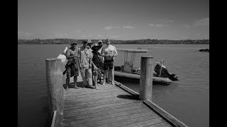 Mangere Bridge to Cornwallis Wharf Swim Manukau Harbour Auckland New Zealand [upl. by Latini]