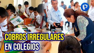 Indecopi inicia campaña para prevenir abusos en cobros de matrículas en colegios privados [upl. by Sochor]