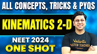 Kinematics 2D In One Shot  All Concepts Tricks And PYQs  NEET 2024 Physics  Restart Series [upl. by Connolly]