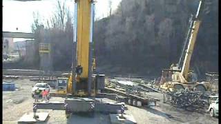 550 ton crane assembly [upl. by Attenad]