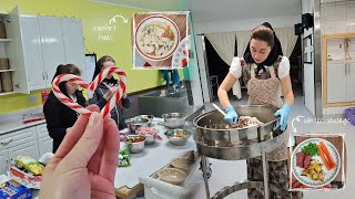 Hutterite Christmas  our COOK WEEK providing food for our crowd of 120 peoplevlog 182 [upl. by Trini]