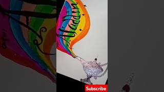 Aladdin 🌈🌪️art with me 🎨✍️ youtubeshortsviralshort tranding [upl. by Akenna]