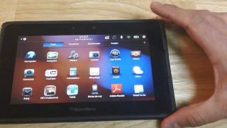 BlackBerry PlayBook Demo [upl. by Ralston]