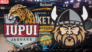 10 IUPUI vs 7 Cleveland State Horizon League Tournament 1st Round Live Game Cast amp Chat [upl. by Goetz]