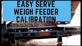 how to calibrate a weigh feeder [upl. by Valsimot]