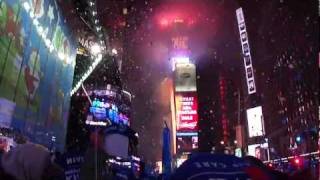 New Years Eve Ball Drop in Times Square 20112012 [upl. by Oicelem]