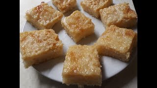 Baked Cassava Cake Recipe Fiji Style [upl. by Carlen559]