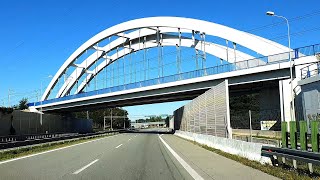 Дорога из Братиславы в Варшаву СловакияПольша Road from Bratislava to Warszawa 20230916 [upl. by Ynnot]