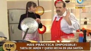 Más práctica imposible tarta de jamón y queso hecha en sartén [upl. by Llaccm919]