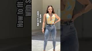 Trending style wearing tight jeans Outfits hacks fashion jeans trending [upl. by Azial]