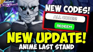 NEW OP CODES HUGE KAIJU NO8 UPDATE in Anime Last Stand  All Showcases amp Codes [upl. by Aanas]