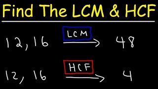 How To Find The LCM and HCF Quickly [upl. by Shumway]