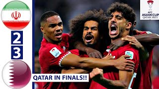 Iran vs Qatar 23 HIGHLIGHTS  AFC Asian Cup SemiFinals 2023 🇮🇷 🇶🇦 [upl. by Rosenstein]