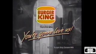 Burger King Steakhouse Double Cheeseburger Commercial  1990 [upl. by Hayidan694]