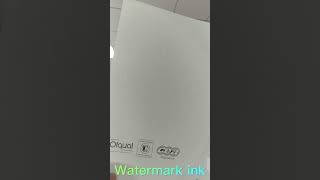 Watermark inkampwatermark paper [upl. by Senn]