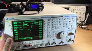 Marconi IFR 2965 radio tester demo amp live radio transceiver testing full radio testing demonstration [upl. by Esylle]