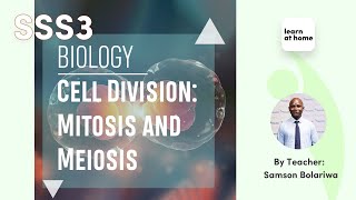 SSS3 Biology Cell Division  Mitosis and Meiosis [upl. by Oralla827]