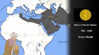 History of Abbasid Caliphate 750  1258  Every Month [upl. by Xam]