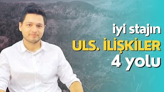 Uluslararası İlişkiler Bölümünde İyi Staj Bulmanın 4 Yolu 👉🏿 [upl. by Eillehs233]