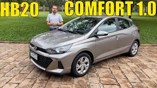 Avaliação Hyundai HB20 Comfort 10 aspirado 2023 [upl. by Ailime]