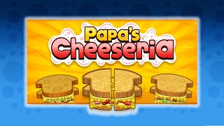 Papas Cheeseria Game Walkthrough All Levels  Level Selection [upl. by Cuyler]