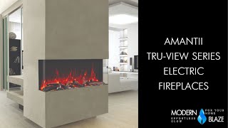 Amantii TRU VIEW Series Electric Fireplaces [upl. by Rudolfo]