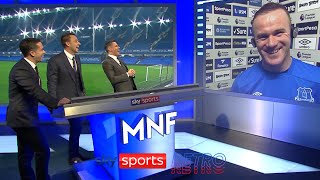 “Your top was horrendous” “A bit like your hairline”  Wayne Rooney amp Jamie Carraghers MNF banter [upl. by Llewol]